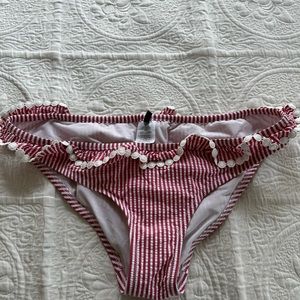 J. Crew seersucker bikini bottoms